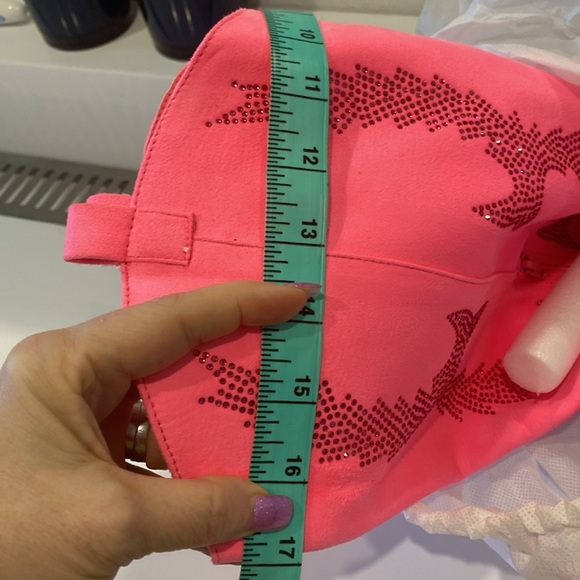 NWT Pink Julie Rhinestone Wide Calf Boots | Size 7 - Picture 12 of 12